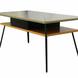 Table double plateau